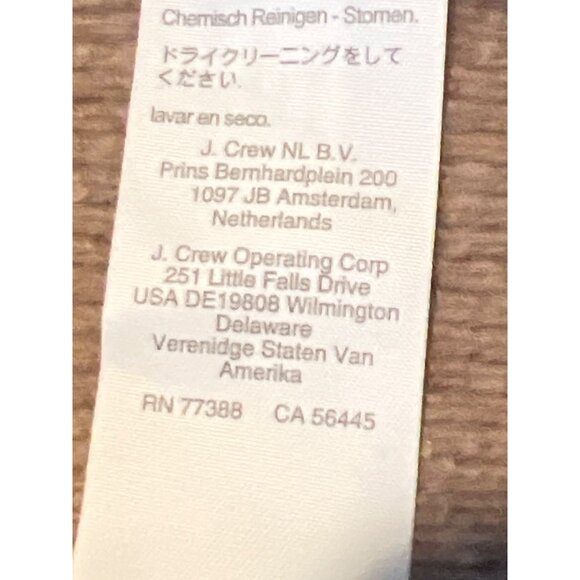 J. Crew Cocoon sweater-blazer in mushroom gold details wool/alpaca equestrian - Picture 3 of 8